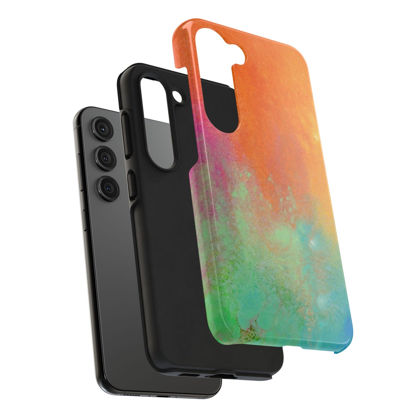 Painted Phone Case Inspired by Mixed Feelings