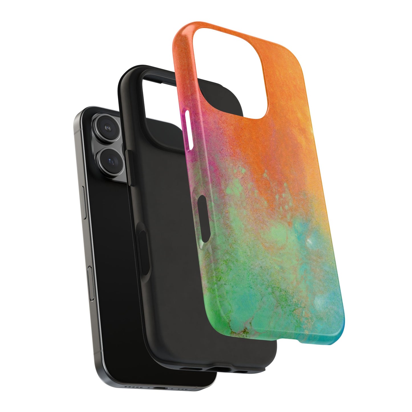 Painted Phone Case Inspired by Mixed Feelings