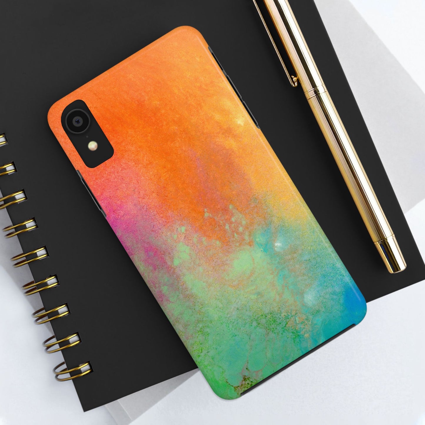 Painted Phone Case Inspired by Mixed Feelings