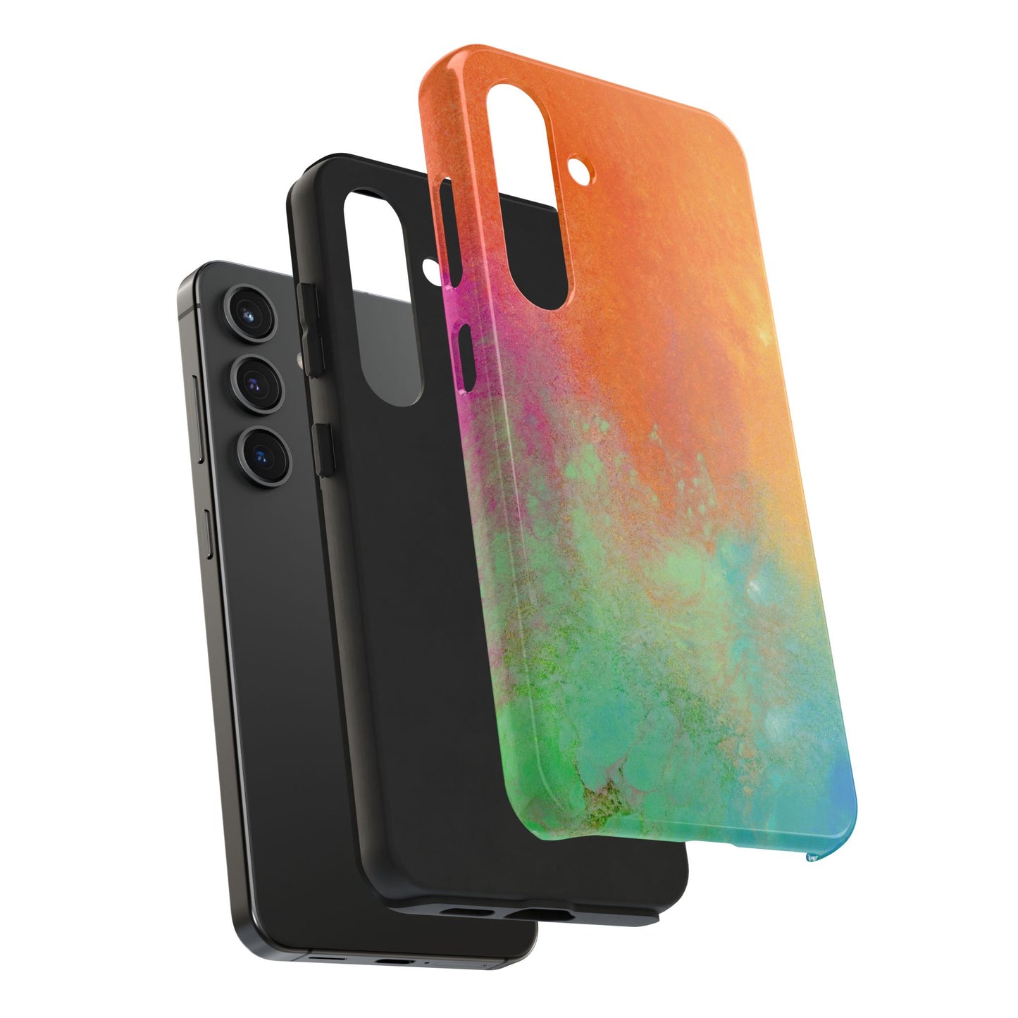 Painted Phone Case Inspired by Mixed Feelings