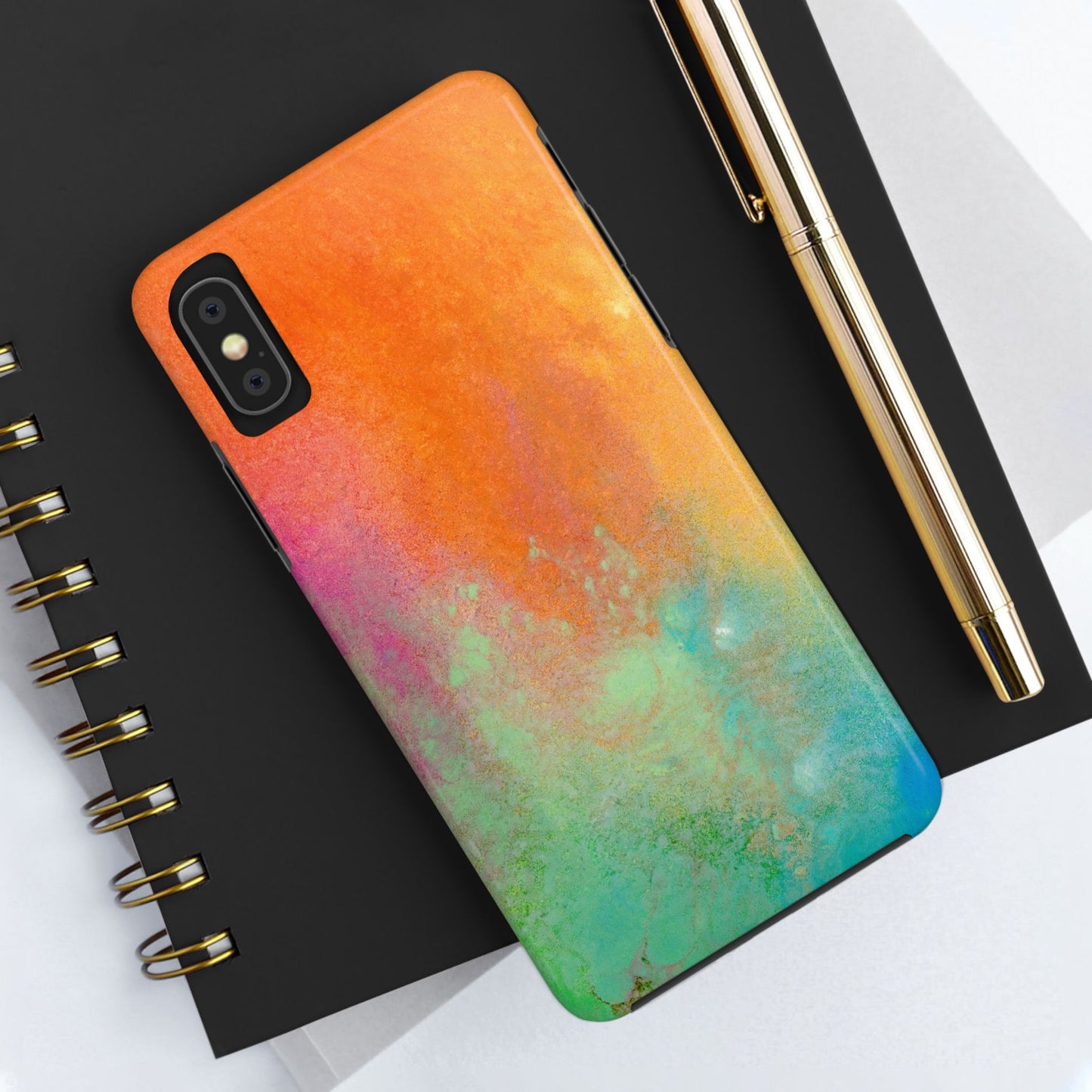 Painted Phone Case Inspired by Mixed Feelings