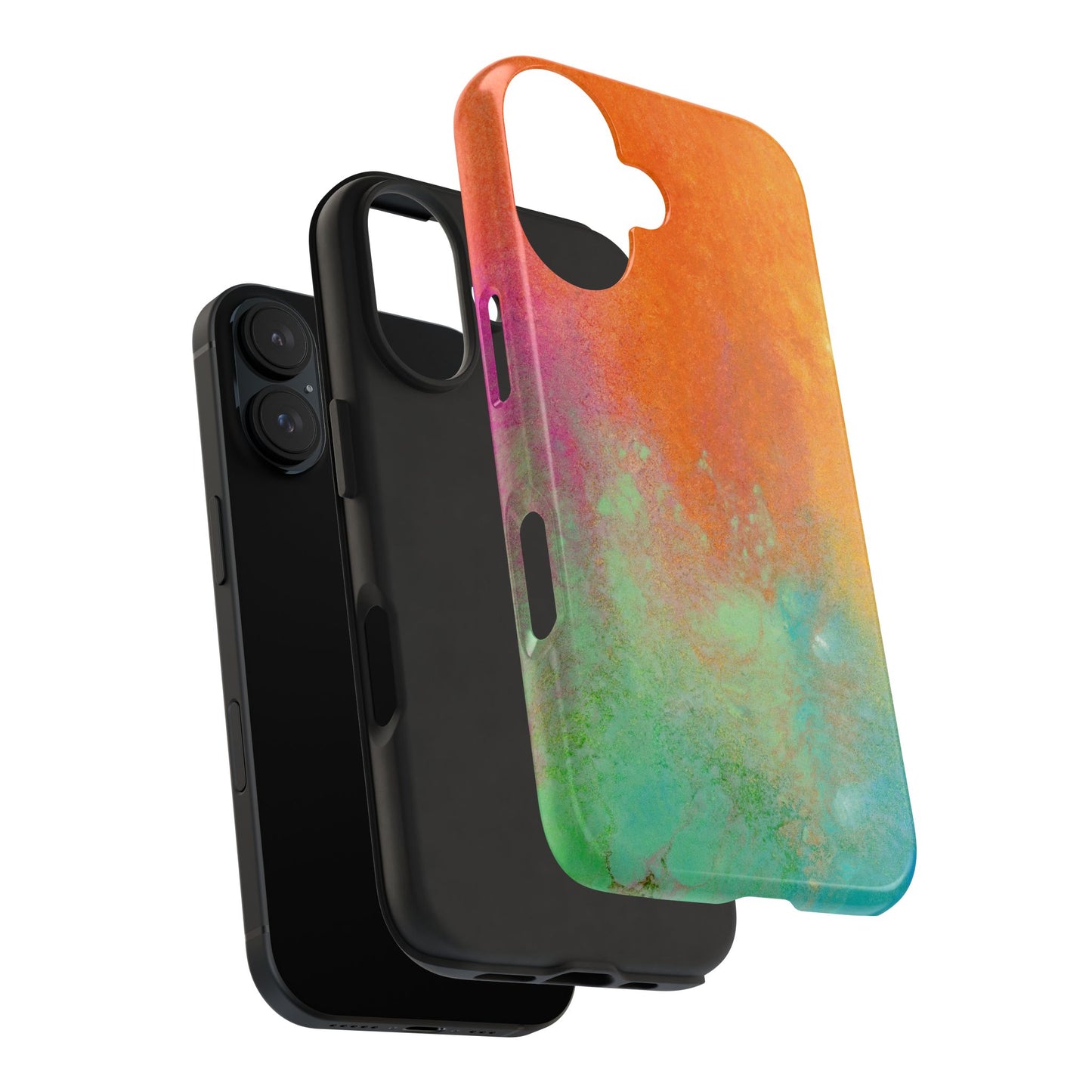 Painted Phone Case Inspired by Mixed Feelings