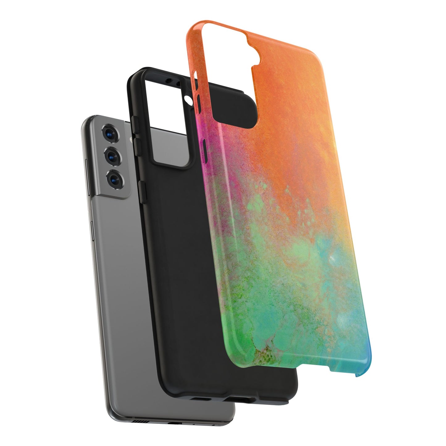 Painted Phone Case Inspired by Mixed Feelings