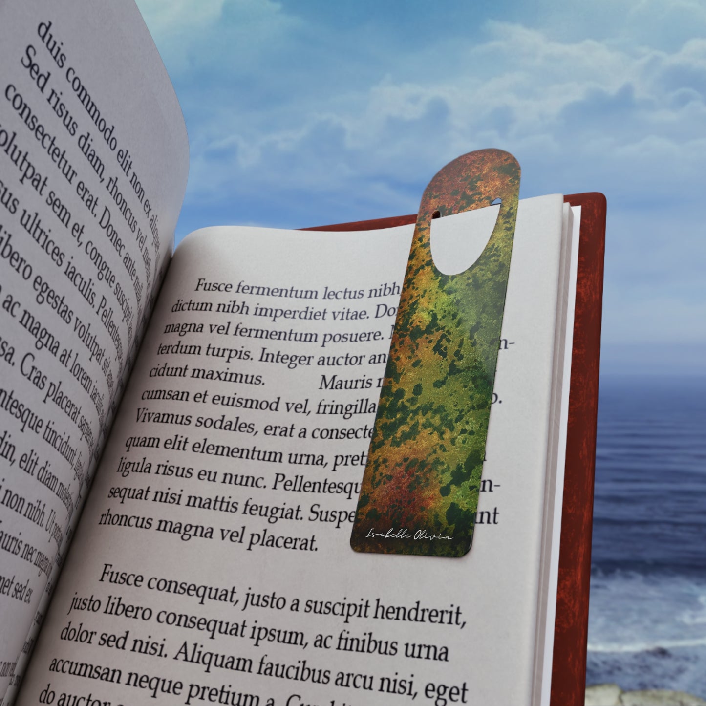 Painted Bookmark inspired by Regrowth