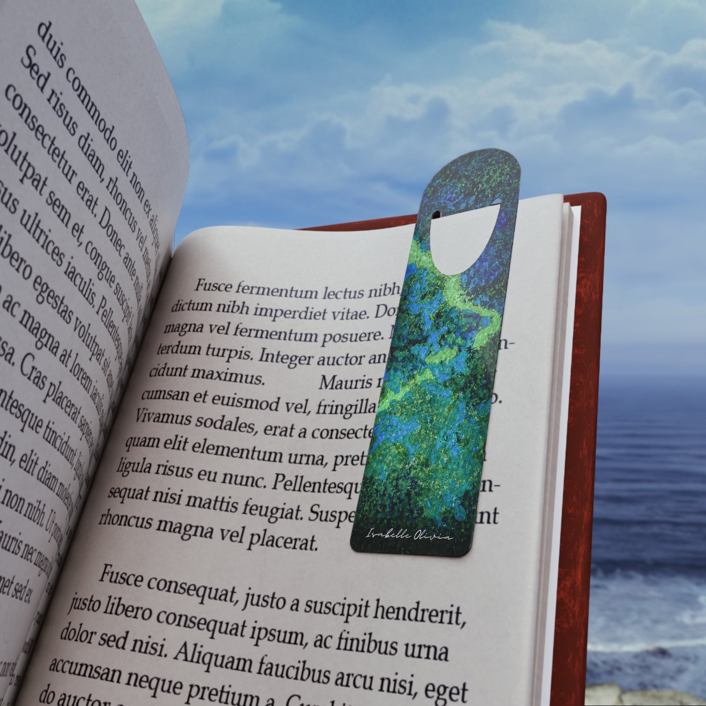 Painted Bookmark inspired by Boomerang