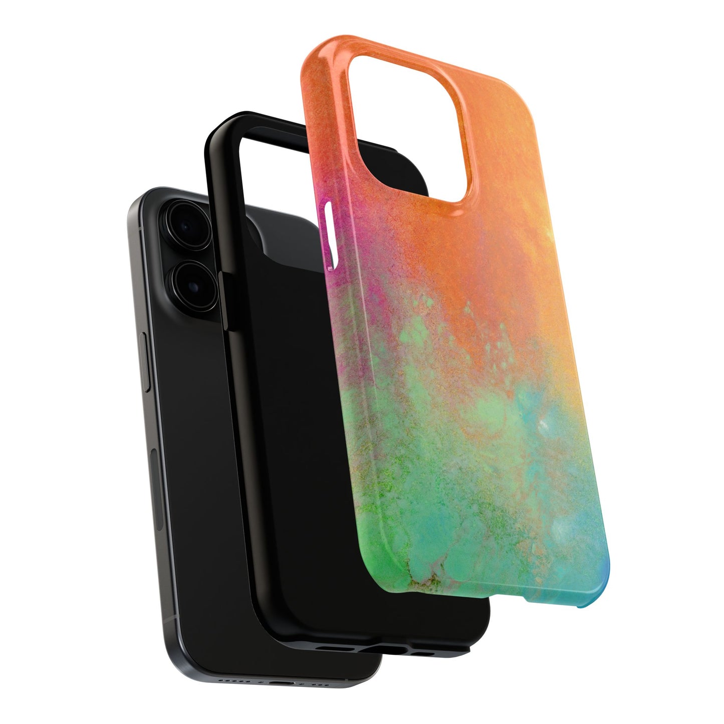 Painted Phone Case Inspired by Mixed Feelings