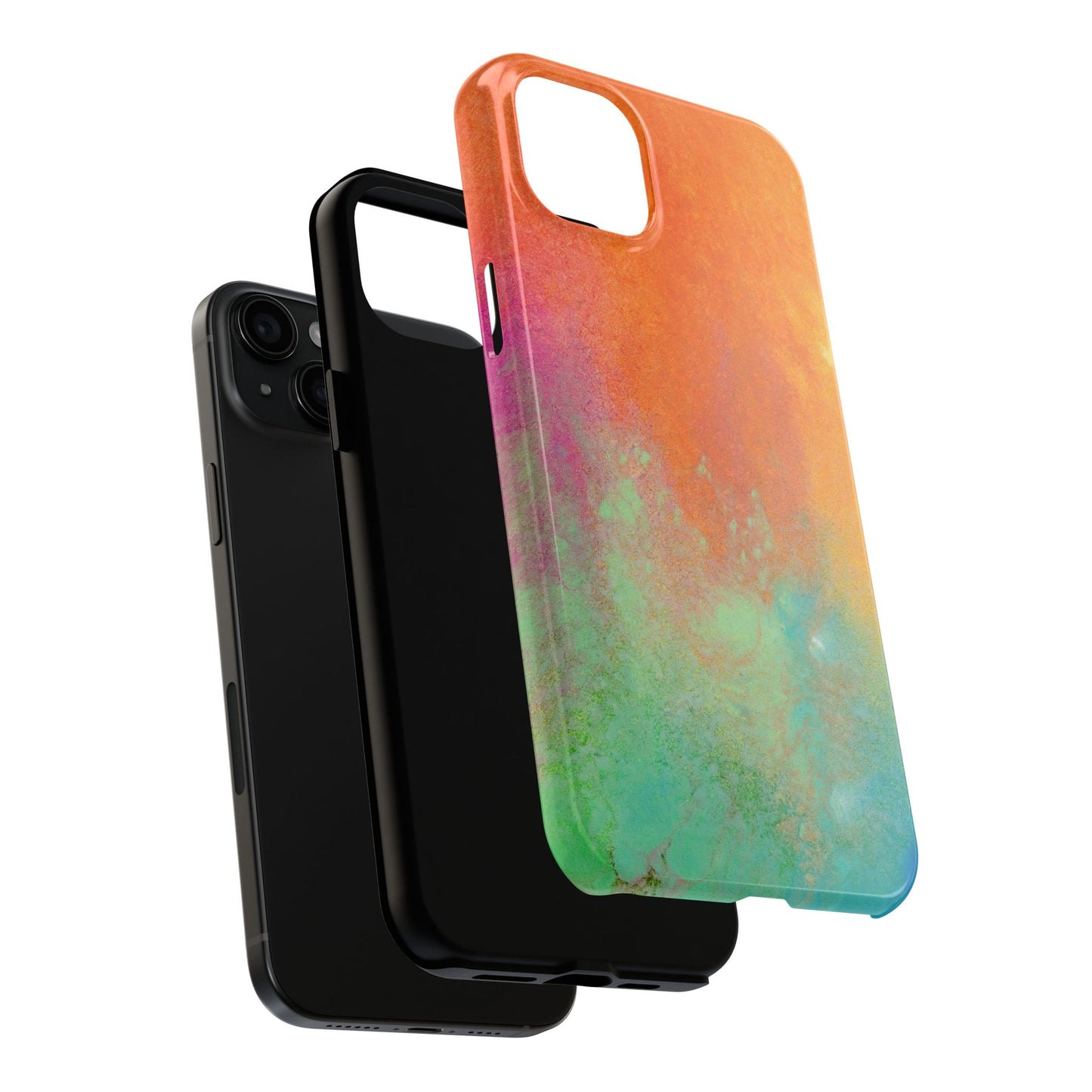 Painted Phone Case Inspired by Mixed Feelings