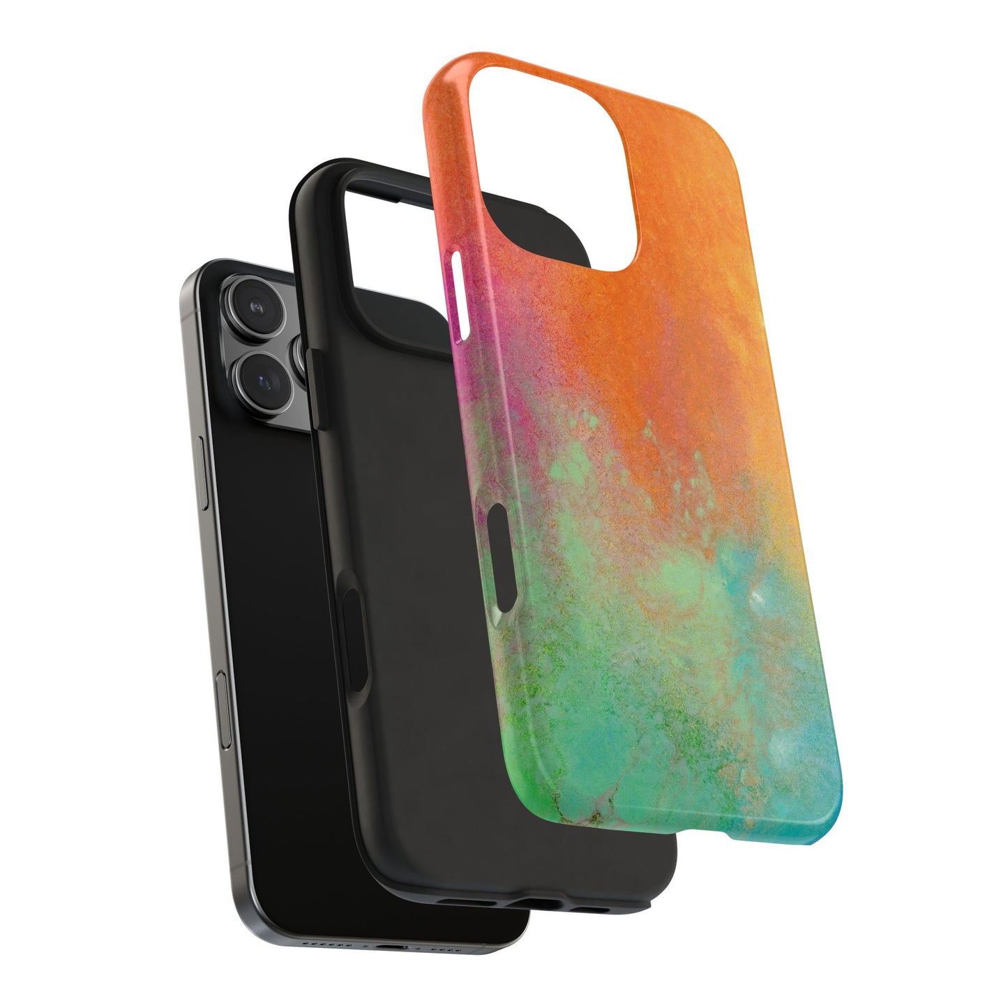 Painted Phone Case Inspired by Mixed Feelings