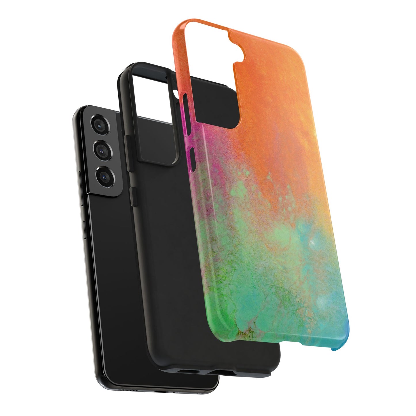 Painted Phone Case Inspired by Mixed Feelings