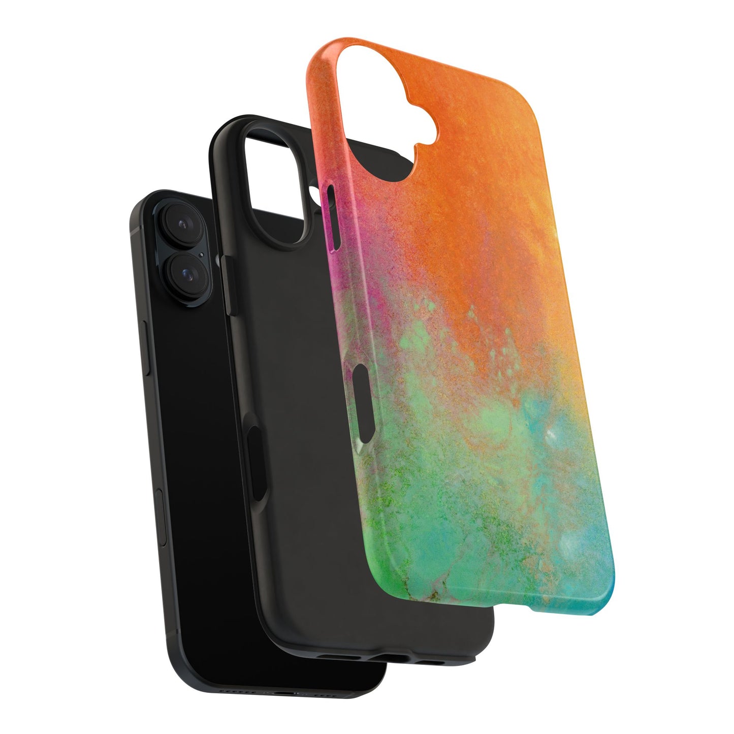 Painted Phone Case Inspired by Mixed Feelings