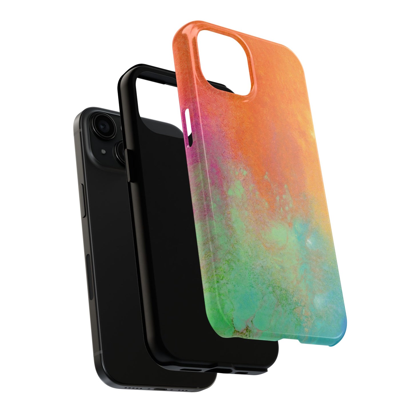 Painted Phone Case Inspired by Mixed Feelings