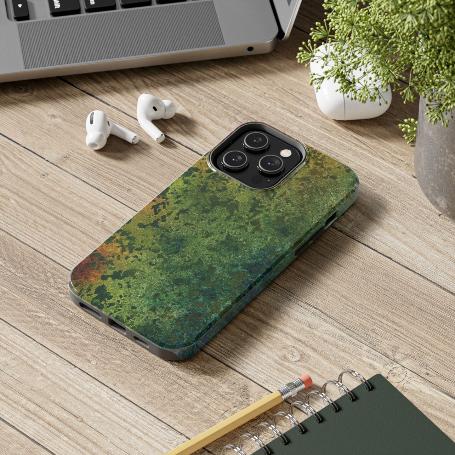 Painted Phone Case Inspired by Regrowth