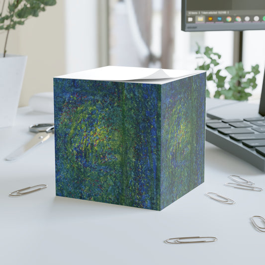 Creative Note Cube Inspired by It Feels Bright