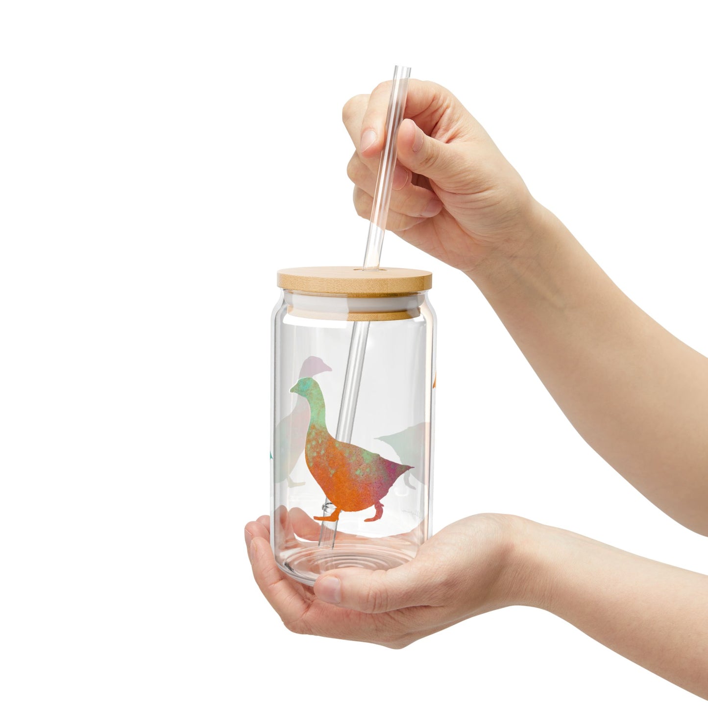 Silly Goose Sipper Glass Inspired by Mixed Feelings