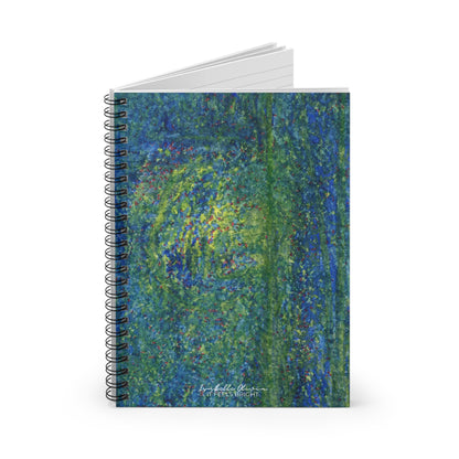 Spiral notebook inspired by It Feels Bright, an Isabelle Olivia original