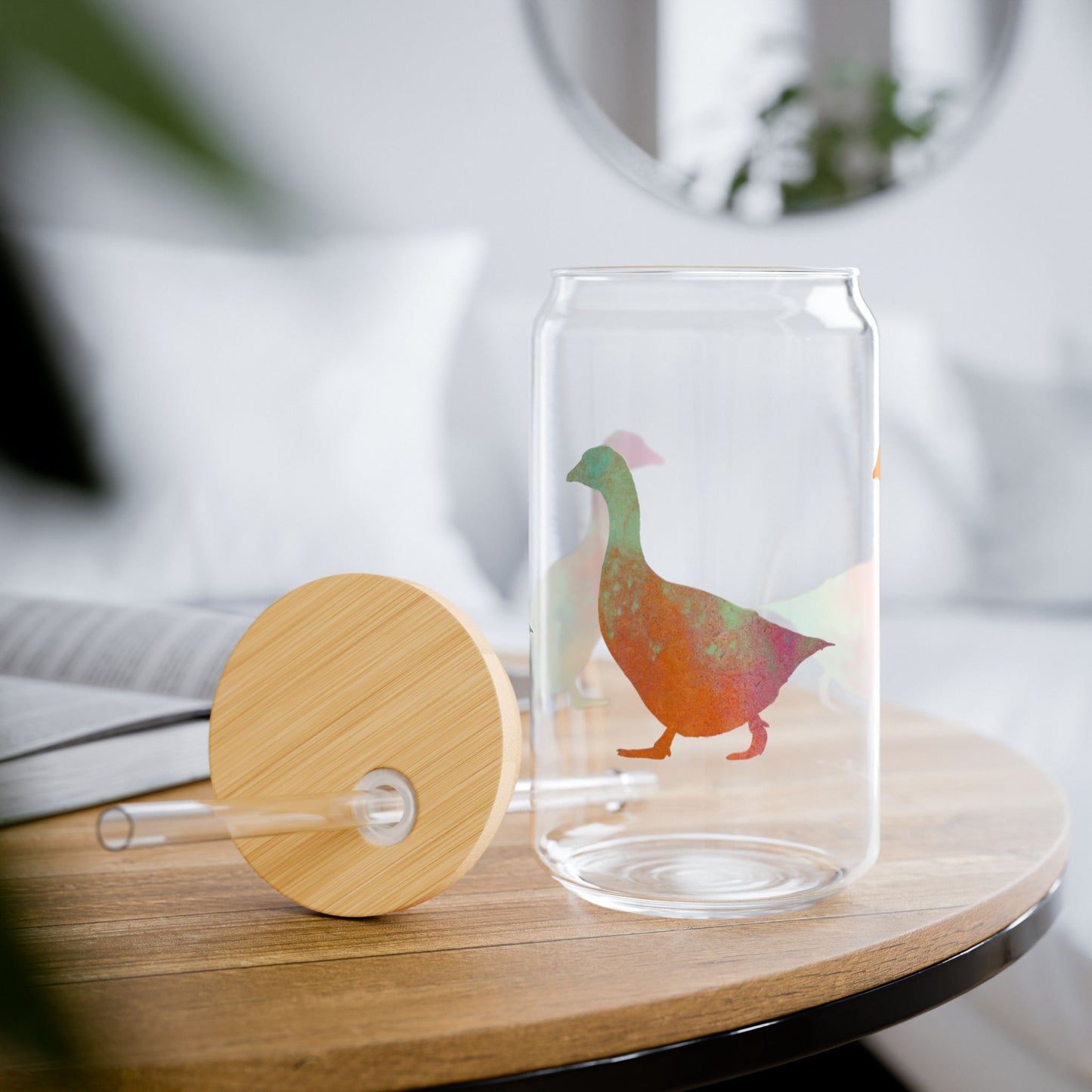 Silly Goose Sipper Glass Inspired by Mixed Feelings