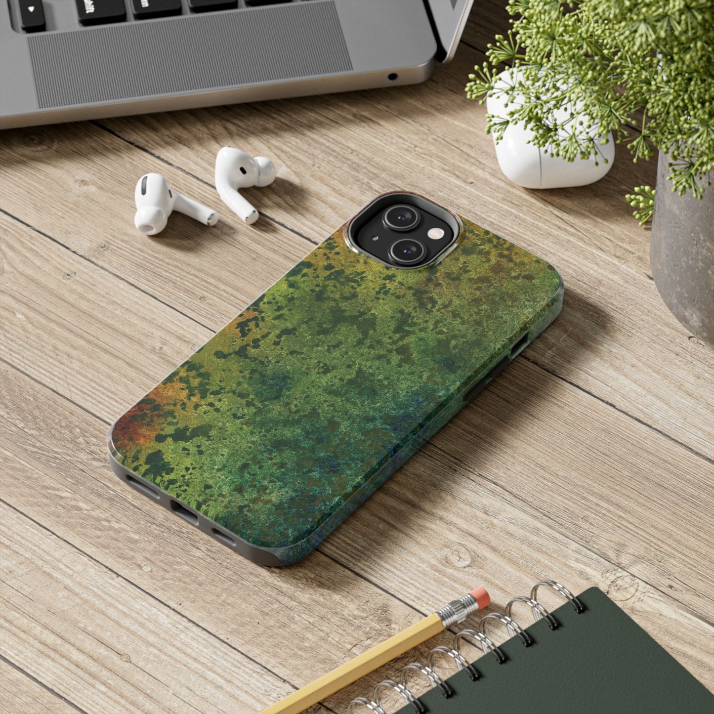 Painted Phone Case Inspired by Regrowth