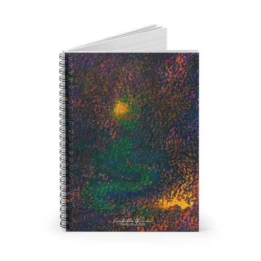 Spiral notebook inspired by Trailblazer, an Isabelle Olivia originl